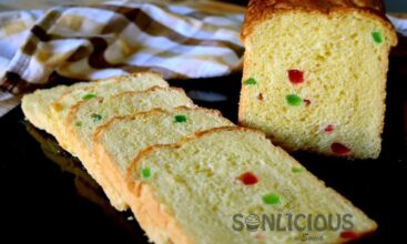 Sweet Eggless Tutti Frutti Bread Recipe