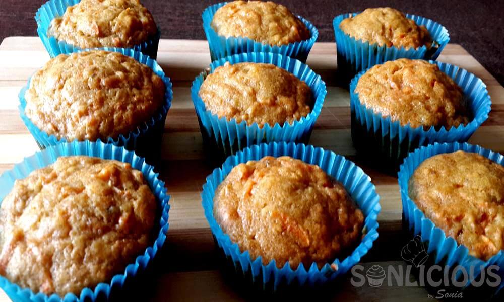 You are currently viewing Whole Wheat Carrot Date Muffins
