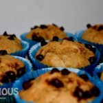 Whole Wheat Banana Muffins with chocolate chip