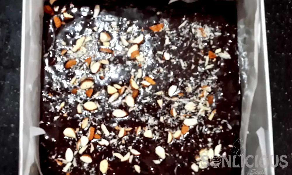 Whole wheat brownies Batter