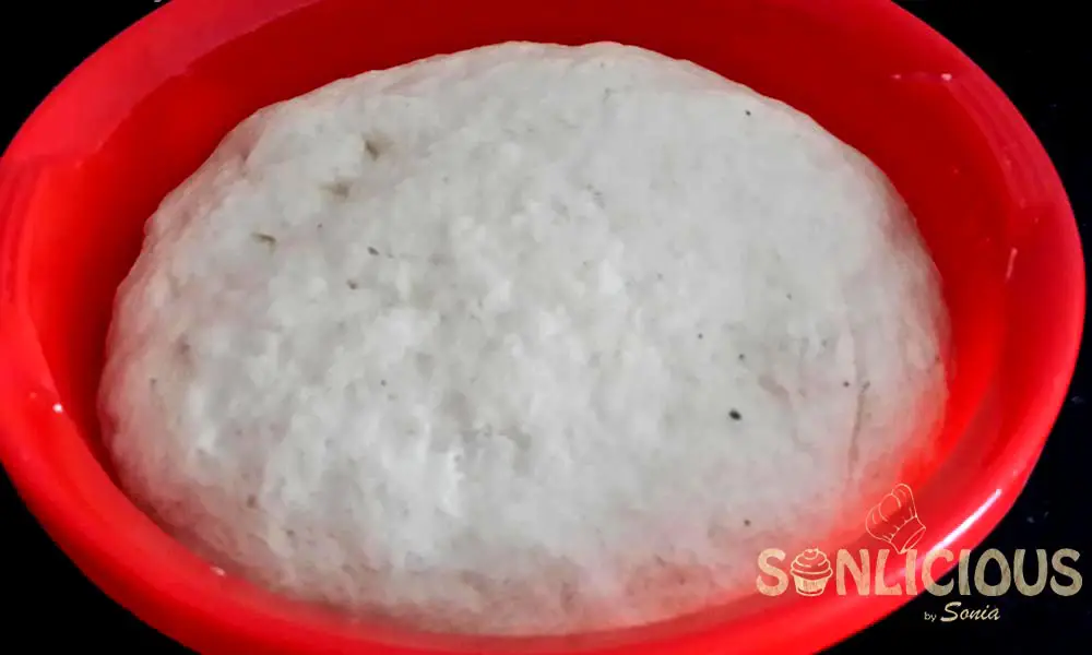 Dough after rise