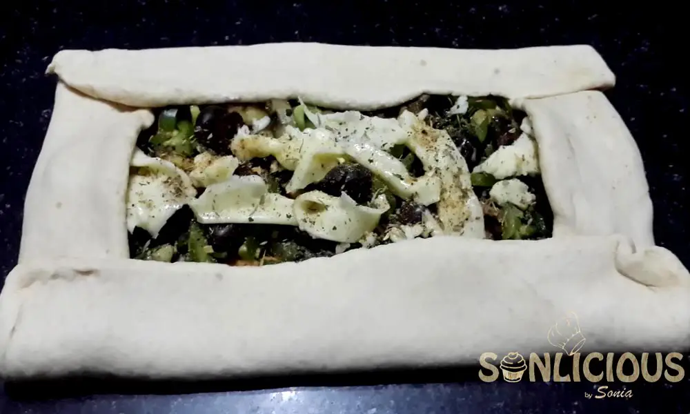 Stuffed Vegetables in Dough sheet