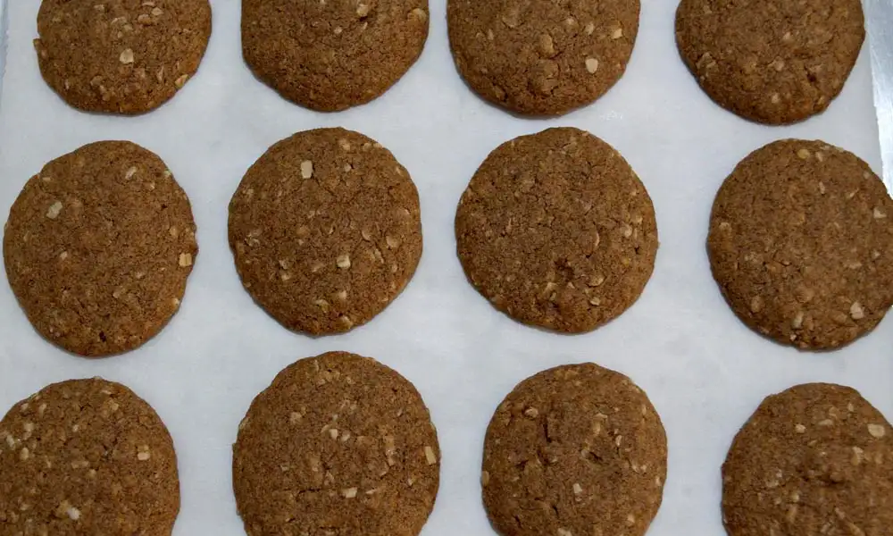 Ragi Cookies after baking