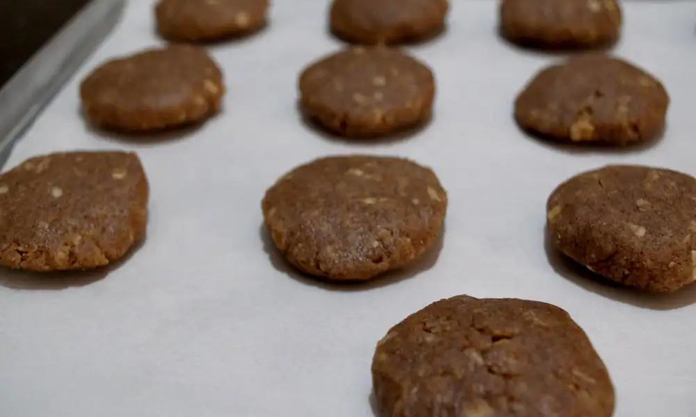 Ragi Cookies before baking