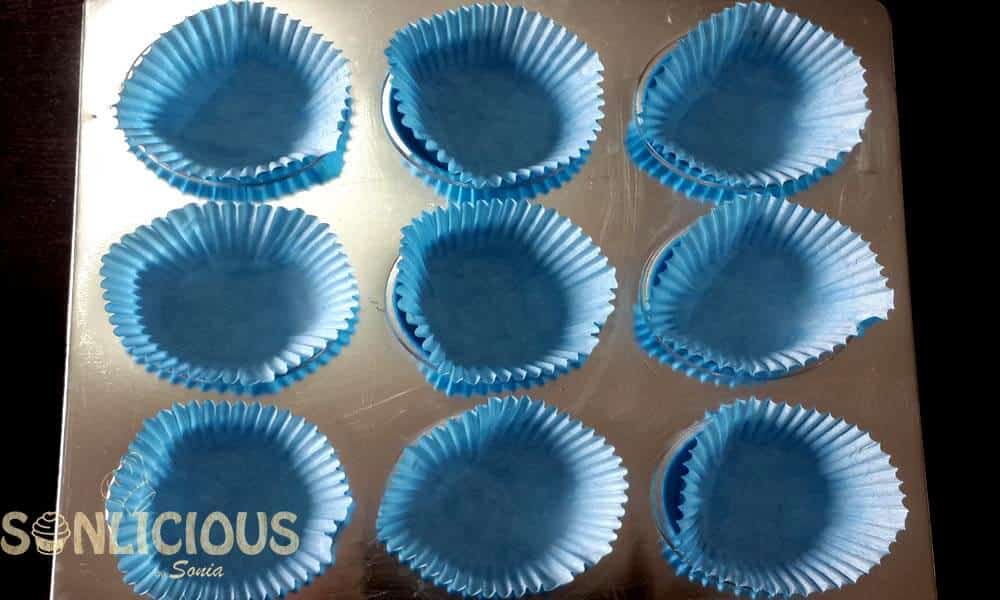Muffin Liners in muffin tray Muffin Liners in muffin tray