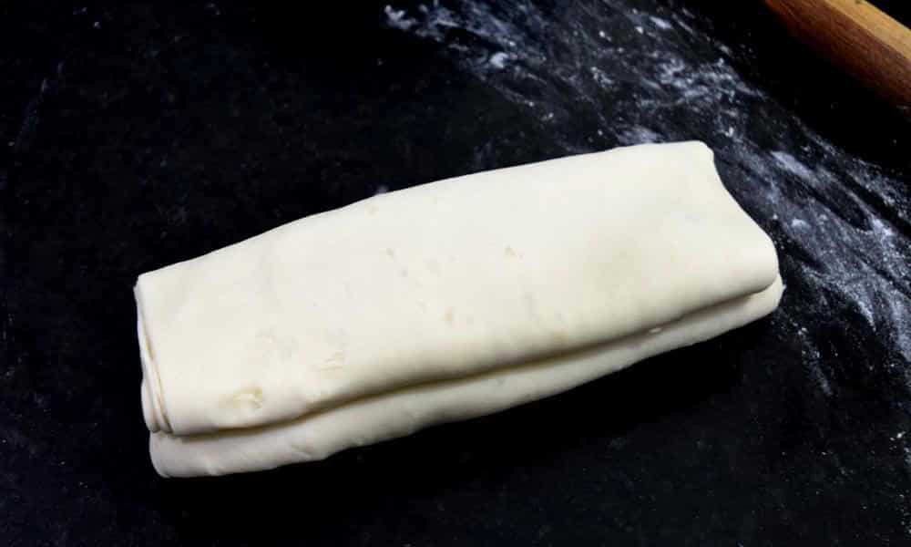 folded puff pastry sheet folded puff pastry sheet
