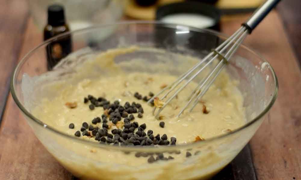 Banana-Walnut-Muffins-Batter banana walnut muffins batter