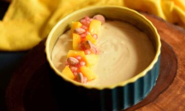Healthy Baked Mango Yogurt