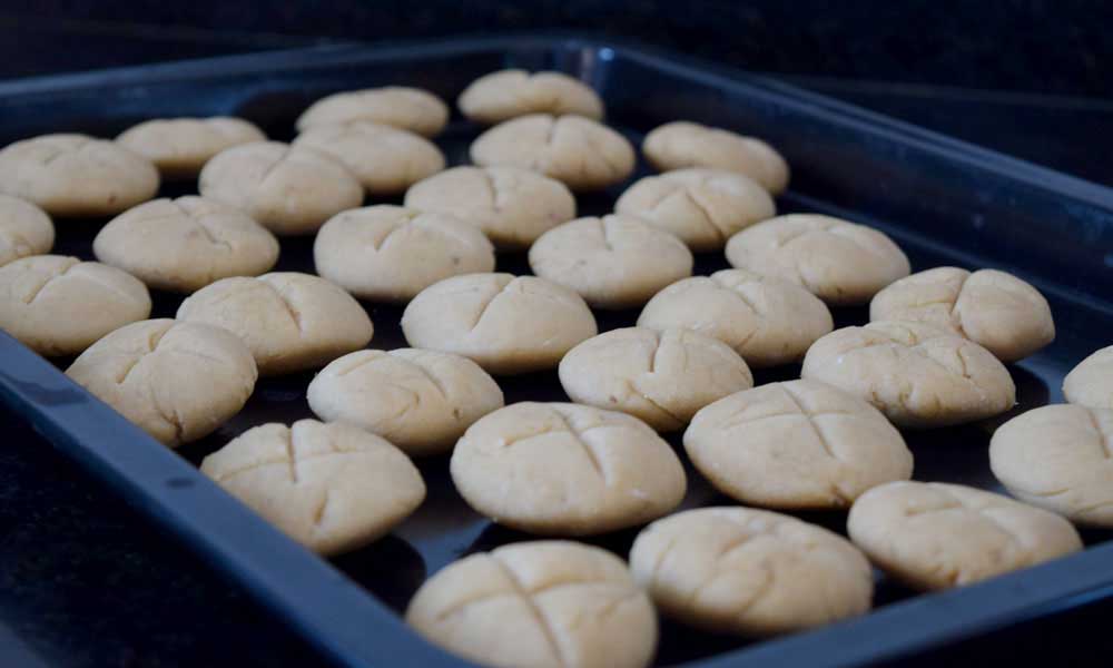 Bati-in-oven bati in oven